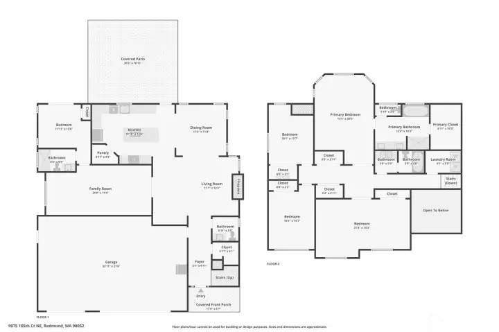 Side-by-side Floor Plans