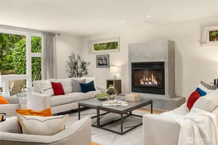 Living Room w/Gas Fireplace Living Room w/Gas Fireplace