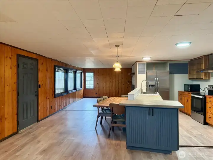 Luxury plank flooring