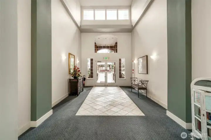 F Building Lobby w/ Elevator Directly Behind You.  No Stairs Access!!