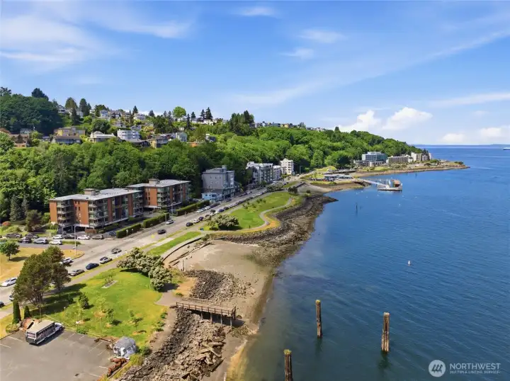 A tranquil waterfront location on Alki Beach