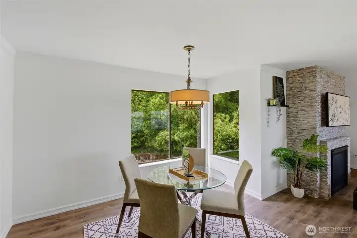 Large dining area