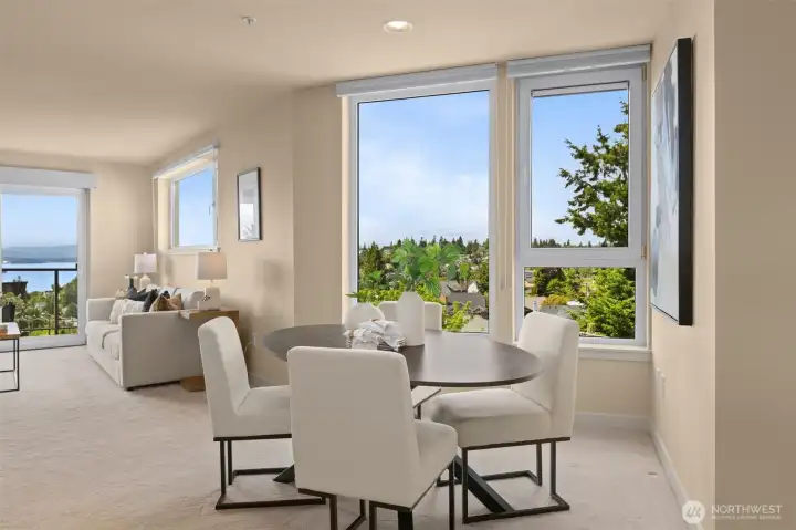 Dining space perfect for entertaining