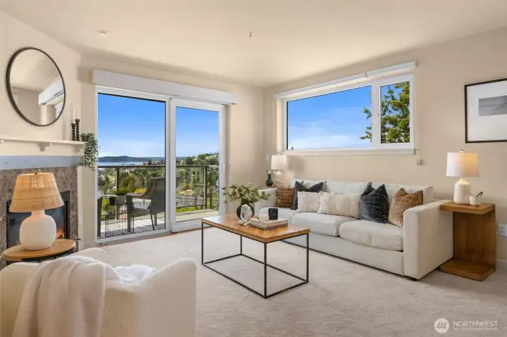 Big beautiful windows allowing tons of natural light