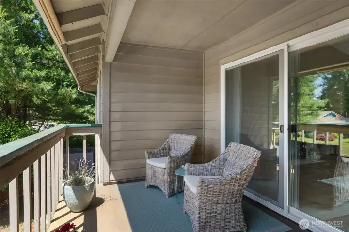 Plenty of space on your outdoor balcony.
