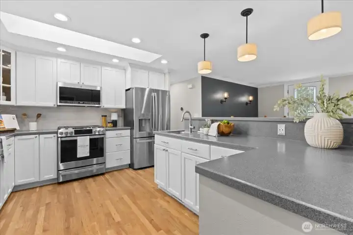 Kitchen with New Appliances