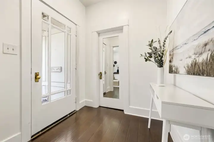 Front Entry & Large Walk-In Coat Closet
