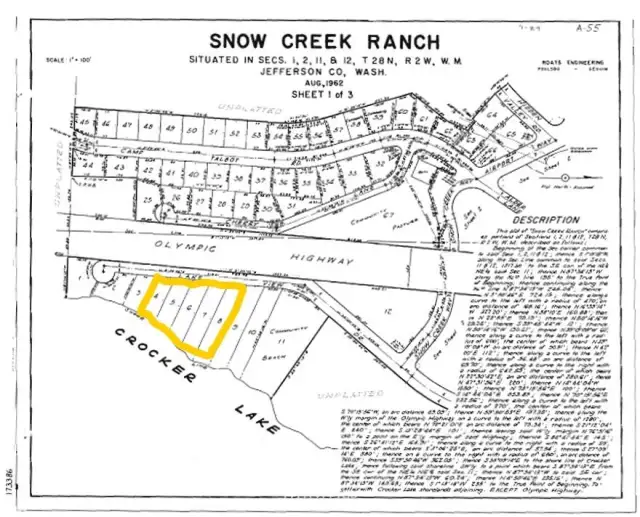 Platt Map Lots 4 through 8