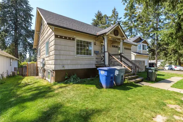 Front of home and main house access