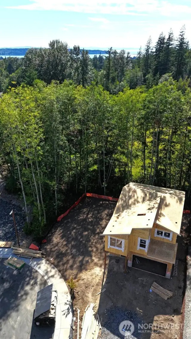 Corner lot, with Greenbelt on both sides.