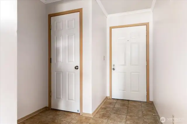 Entry & door to garage