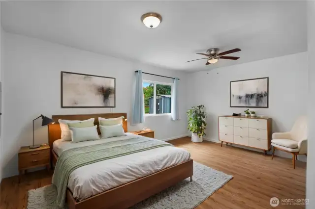 Virtual Staged Bedroom 1