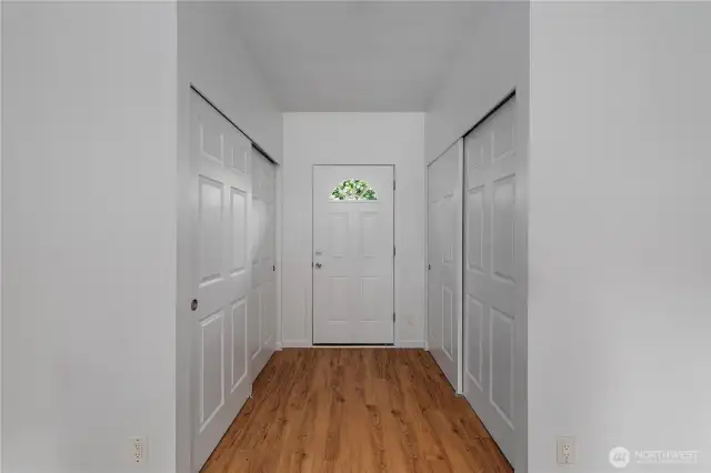 Bedroom 1 closets