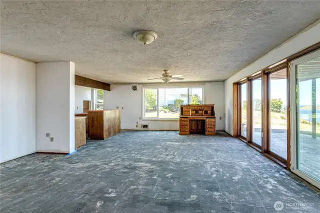 lower level family room