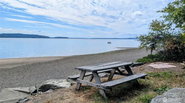 private community beach