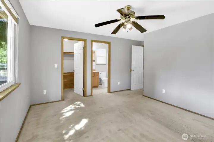 Another view of the primary suite.