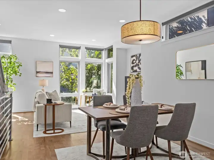 Living and dining