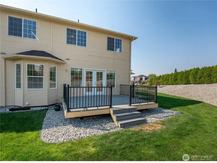 Back side of home