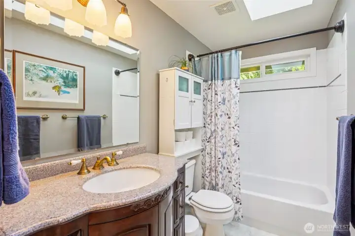 Main bath is also nicely updated.