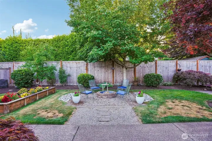 Gather 'round the firepit for those chilly evenings.