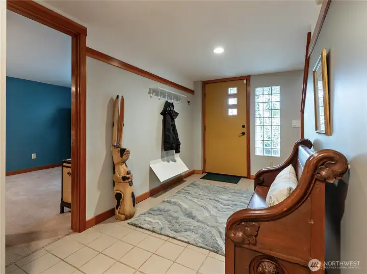 Lower front entrance.