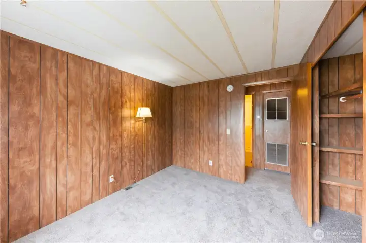 All of the bedrooms have large closets offering more than enough storage throughout.