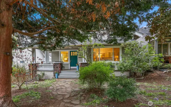 An inviting entryway that draws you into the home.