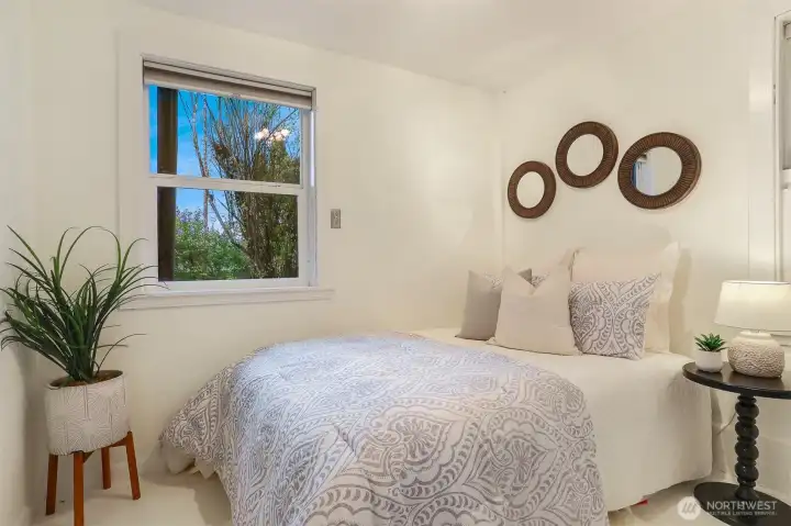 Lower level bedroom.