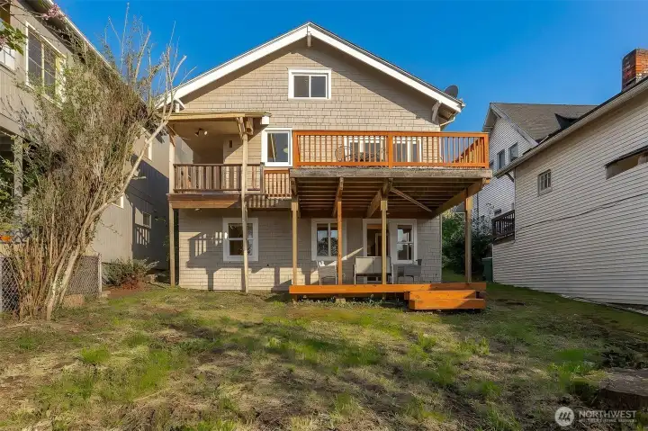 Three story home with two decks!