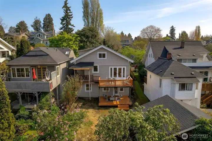 Large backyard storage shed at the west side of the property.