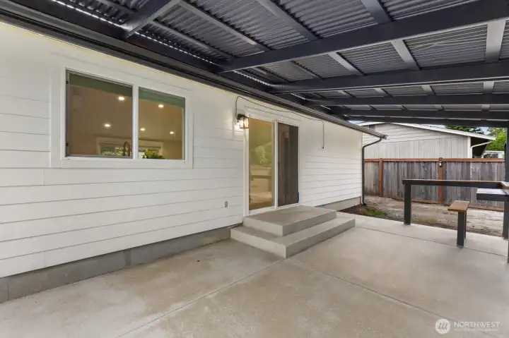 concrete patio