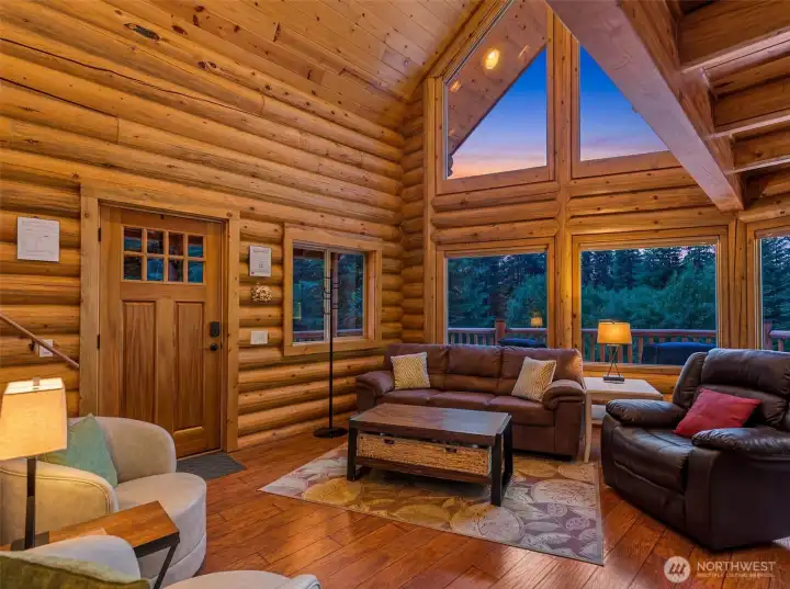 Great Room with Floor-to-Ceiling Windows