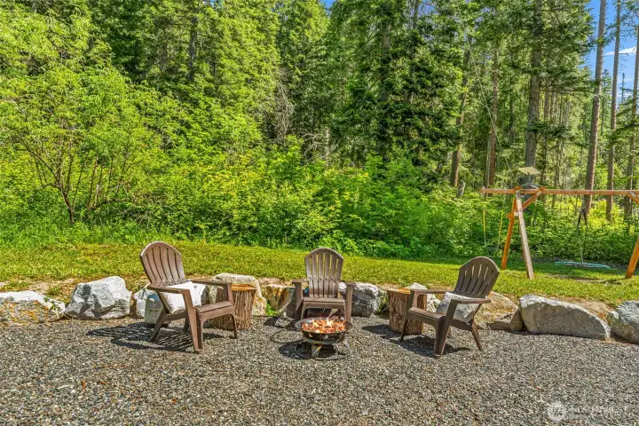 Fire Pit Gathering Area