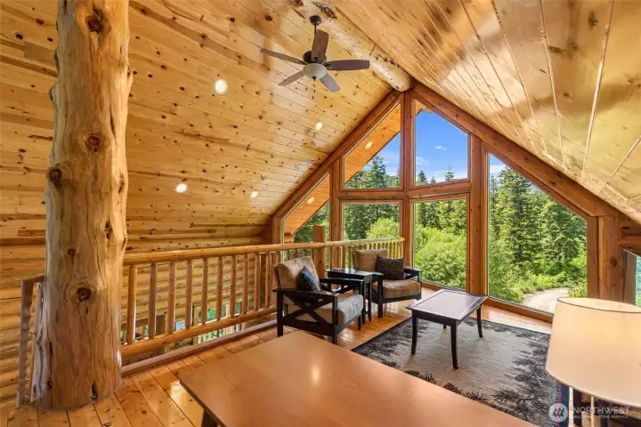 Upstairs Open Loft with Remote Work Space