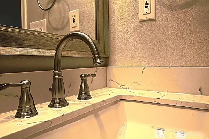 Hall bath sink