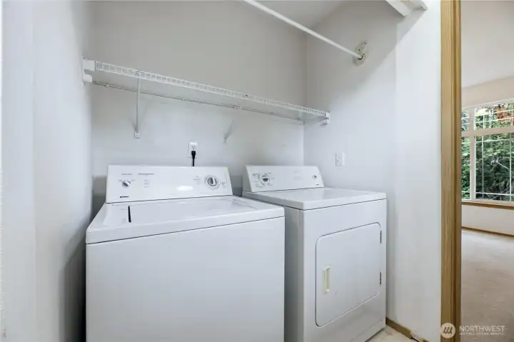 Laundry area upstairs