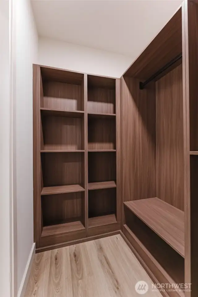 Primary walk-in bedroom