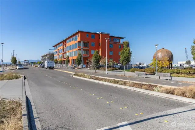 View of Building from street.