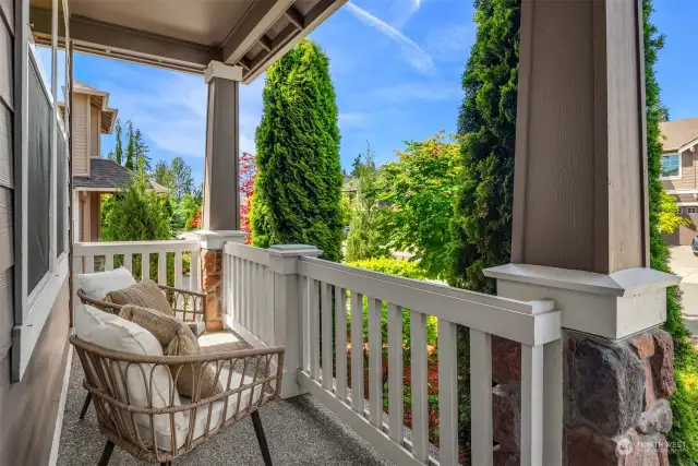 Front porch daydreaming.