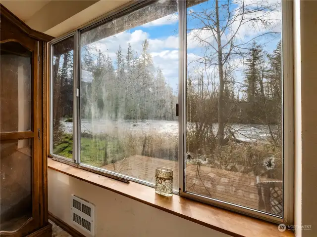 River views from studio