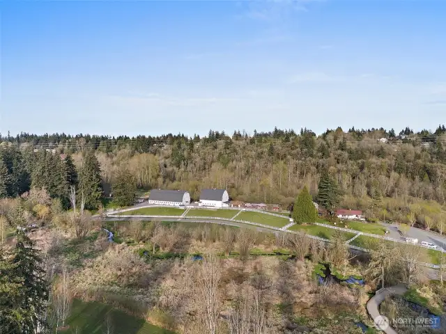 Kelsey Creek farm is located in front of the subject property