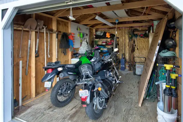 This is the storage shed.