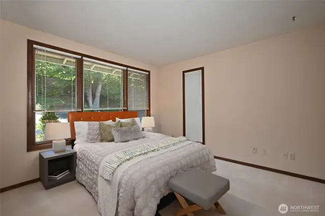 Spacious 2nd bedroom on main floor.