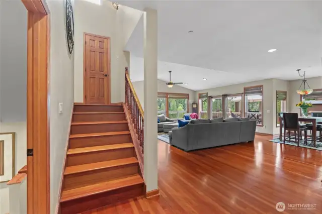 Just a few short steps to the Primany Bedroom and two additional bedrooms