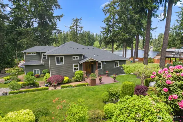 Your home has 10 year old Landmark Composition roof with 30 year transferable warranty