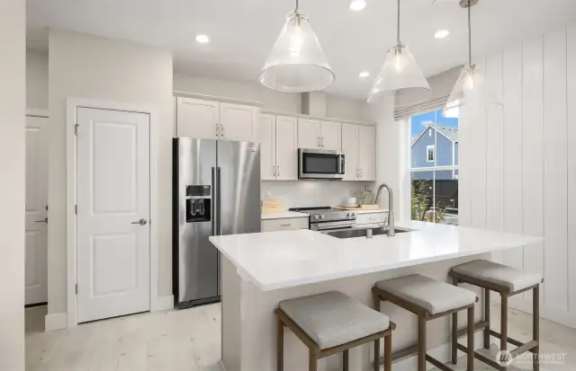 Model Home Kitchen Island