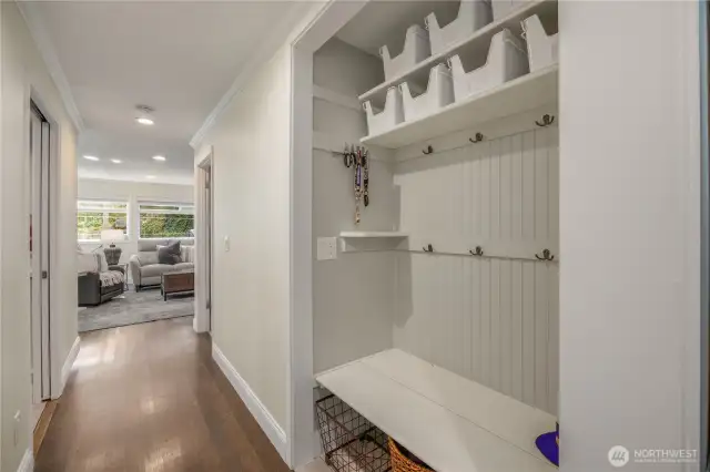 Entry from Garage