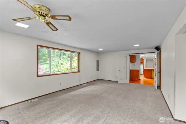 Second view of Family room.