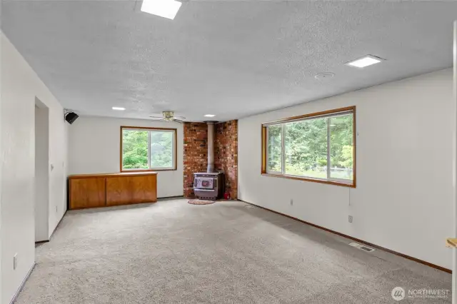 Third view of Family room.