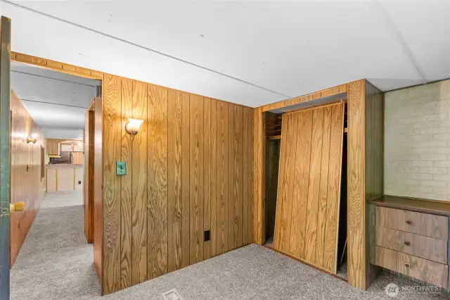 1 of two bedrooms in the mobile.
